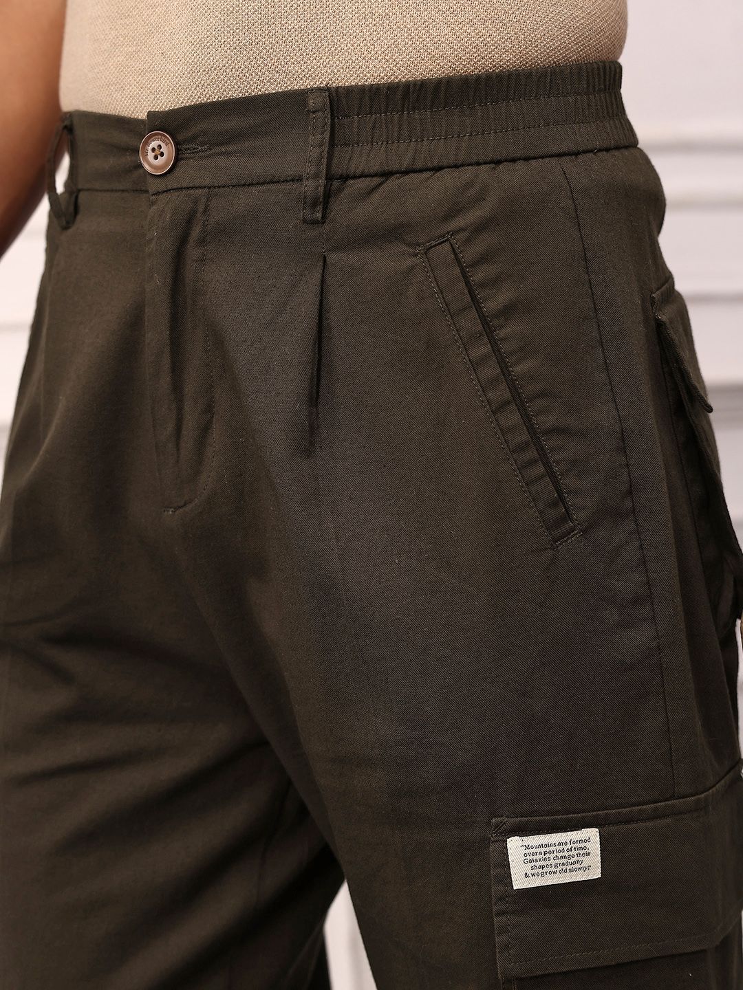 Mr Bowerbird Men Cotton Linen Cargos