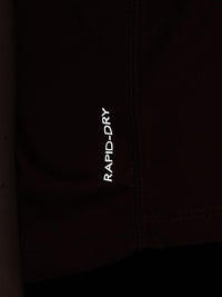 HRX by Hrithik Roshan Back-Slit Reflective Elements Detailed Rapid-Dry Training T-shirt