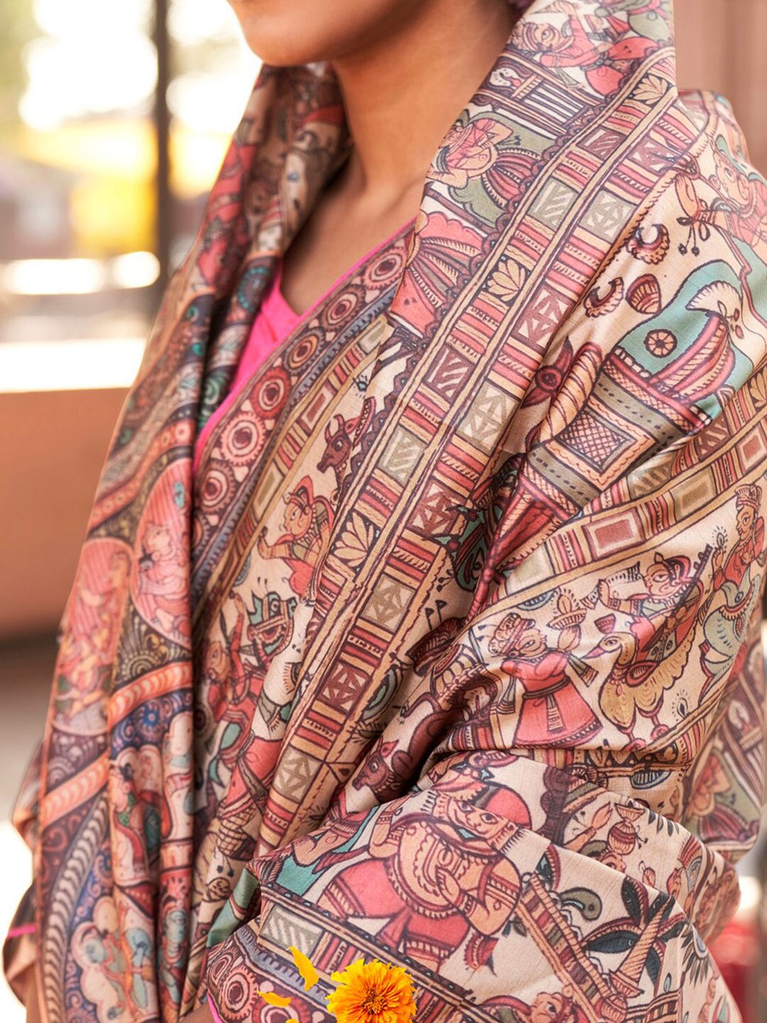 Saree mall Ethnic Motifs  Printed Sarees