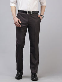 Park Avenue Men Checked Formal Trousers