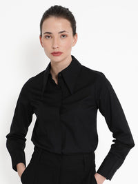 RAREISM Comfort Concealed Button Placket Cotton Formal Shirt