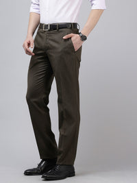Park Avenue Men Striped Formal Trousers