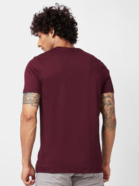 SPYKAR Graphic Printed Slim Fit Cotton T-Shirt