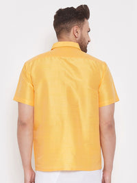 VASTRAMAY Premium Spread Collar Casual Shirt