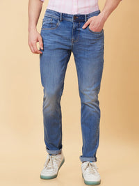 Being Human Men Slim Fit Mid Rise Clean Look Heavy Fade Jeans