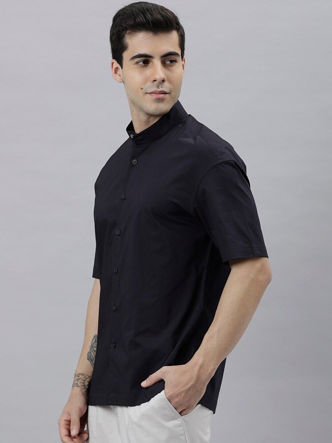 RARE RABBIT Men Shiro Slim Fit Shirt