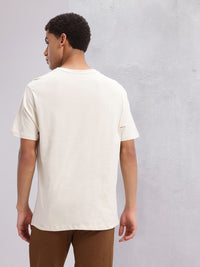 HRX by Hrithik Roshan Men Printed Pure Cotton Yoga T-shirt