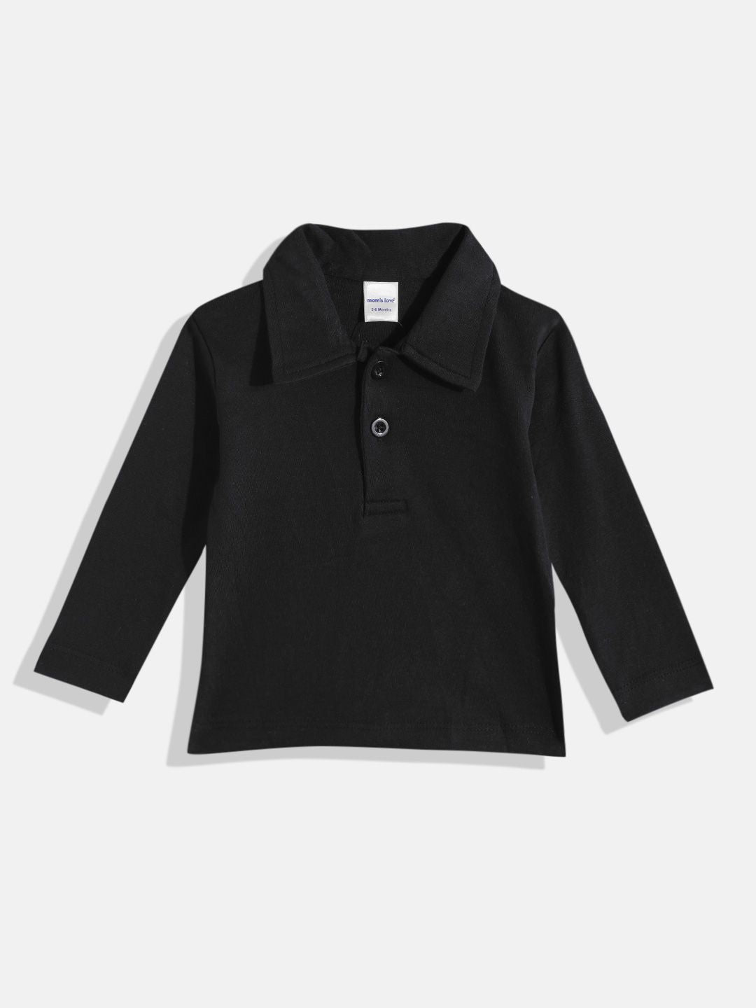 Moms Love Infant Boys Pure Cotton Animal Graphic Printed Dungarees with Solid T-shirt