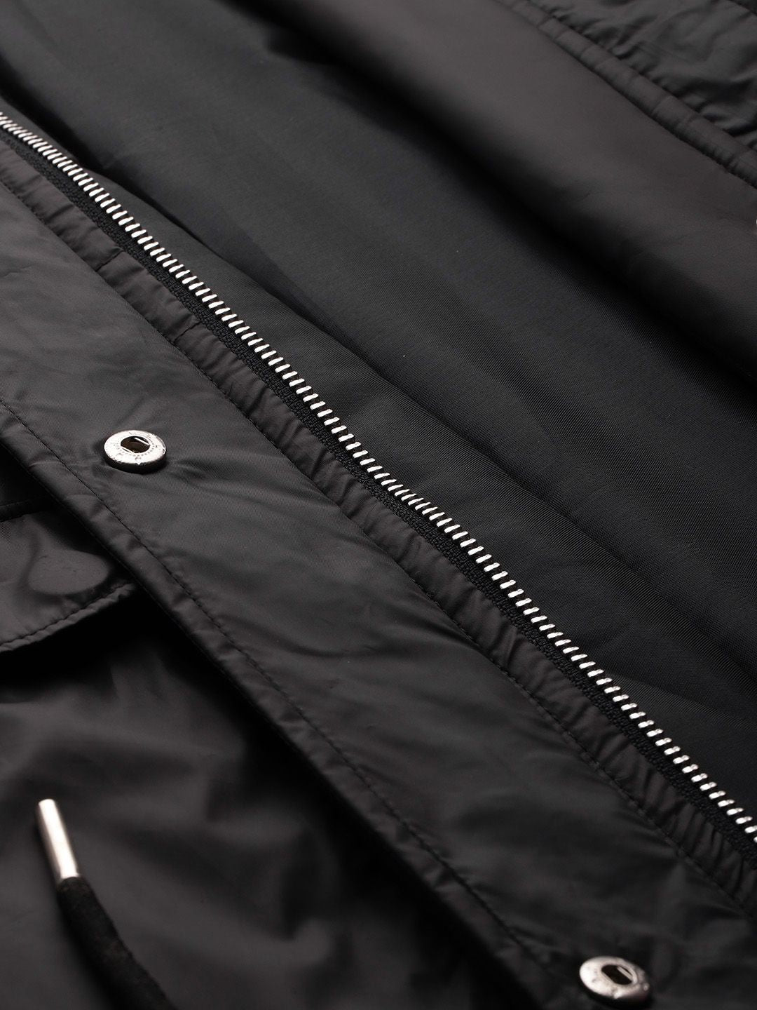 DressBerry Hooded Faux Fur Longline Parka Jacket