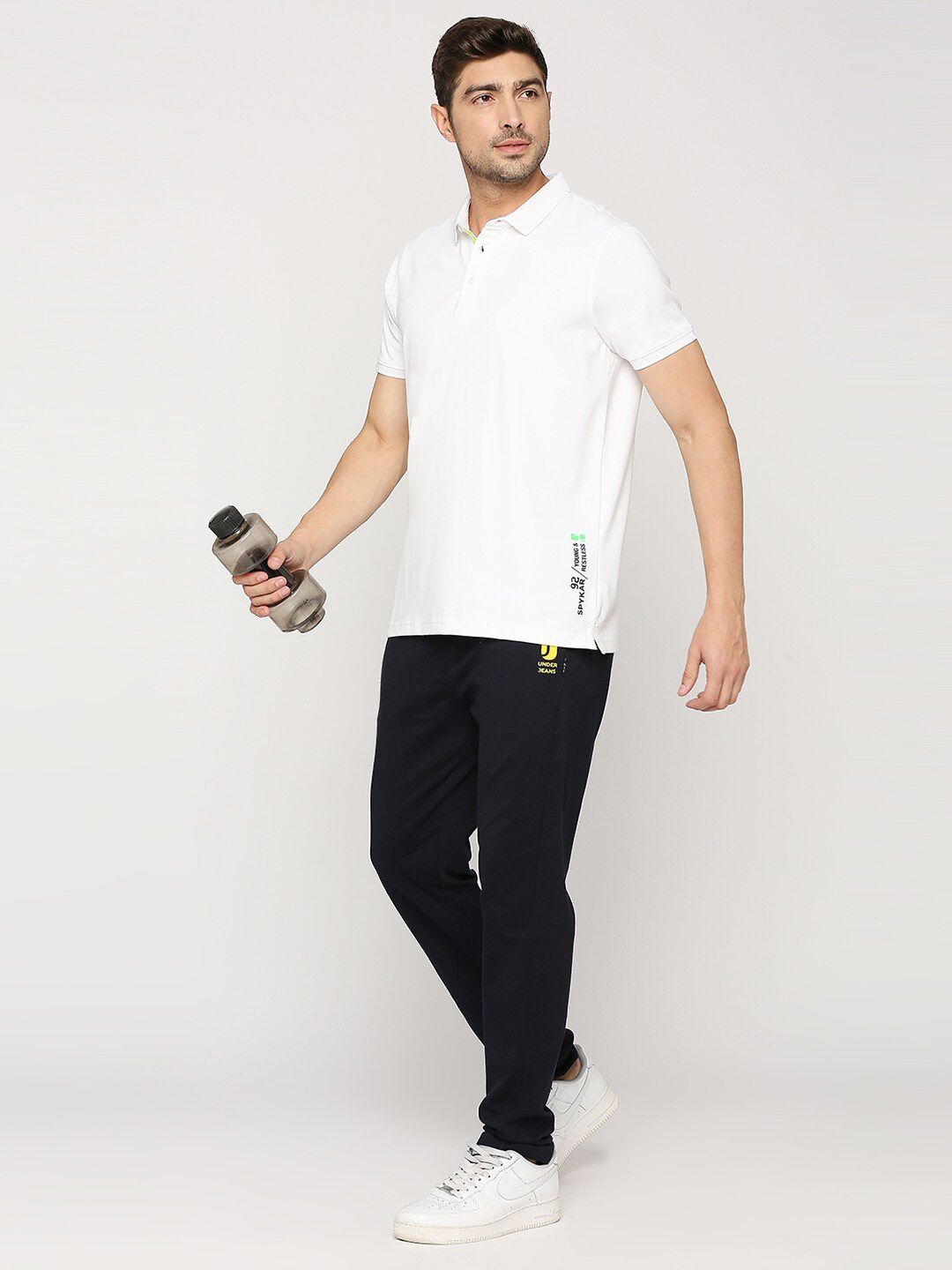 SPYKAR Polo Collar Half Sleeve Cotton T-shirt