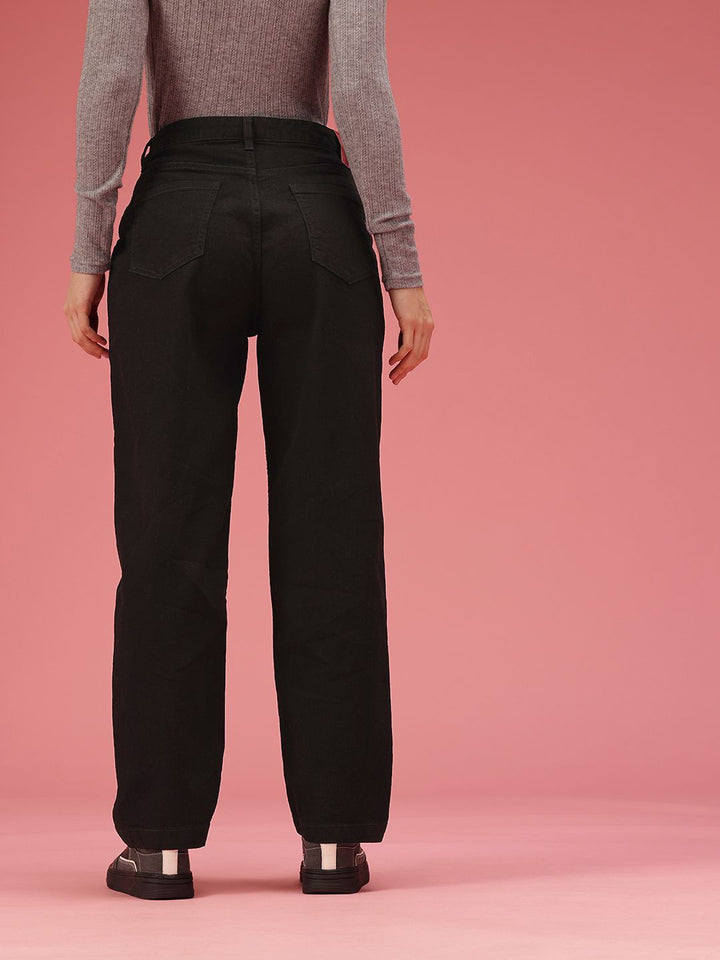 DressBerry Women Mom Fit High-Rise Stretchable Jeans