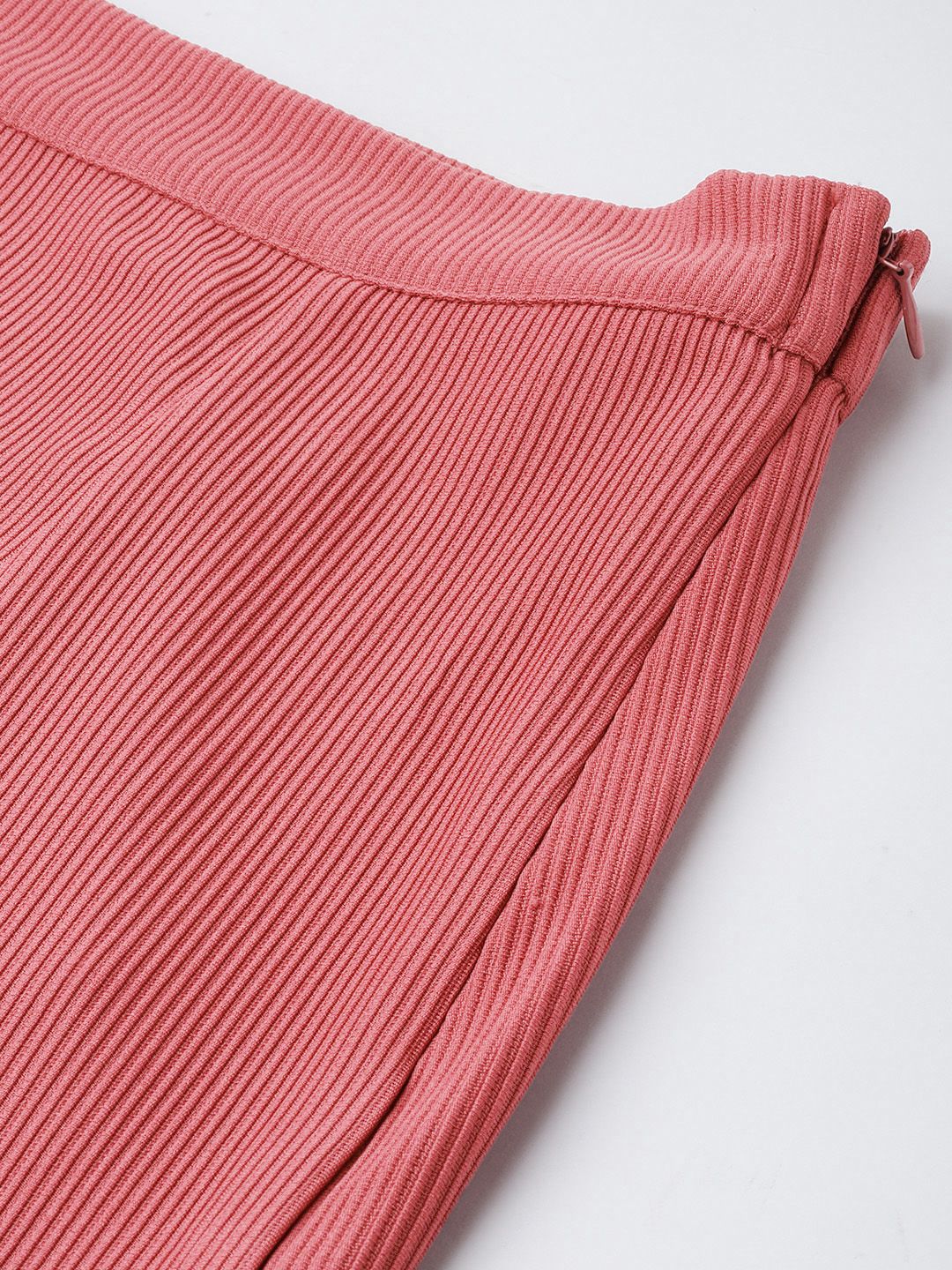 DressBerry Nineties Niche Ribbed Mini Skirt