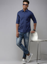 SPYKAR Pure Cotton Slim Fit Casual Shirt