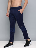 HRX by Hrithik Roshan Men Navy Blue Solid Running Track Pants