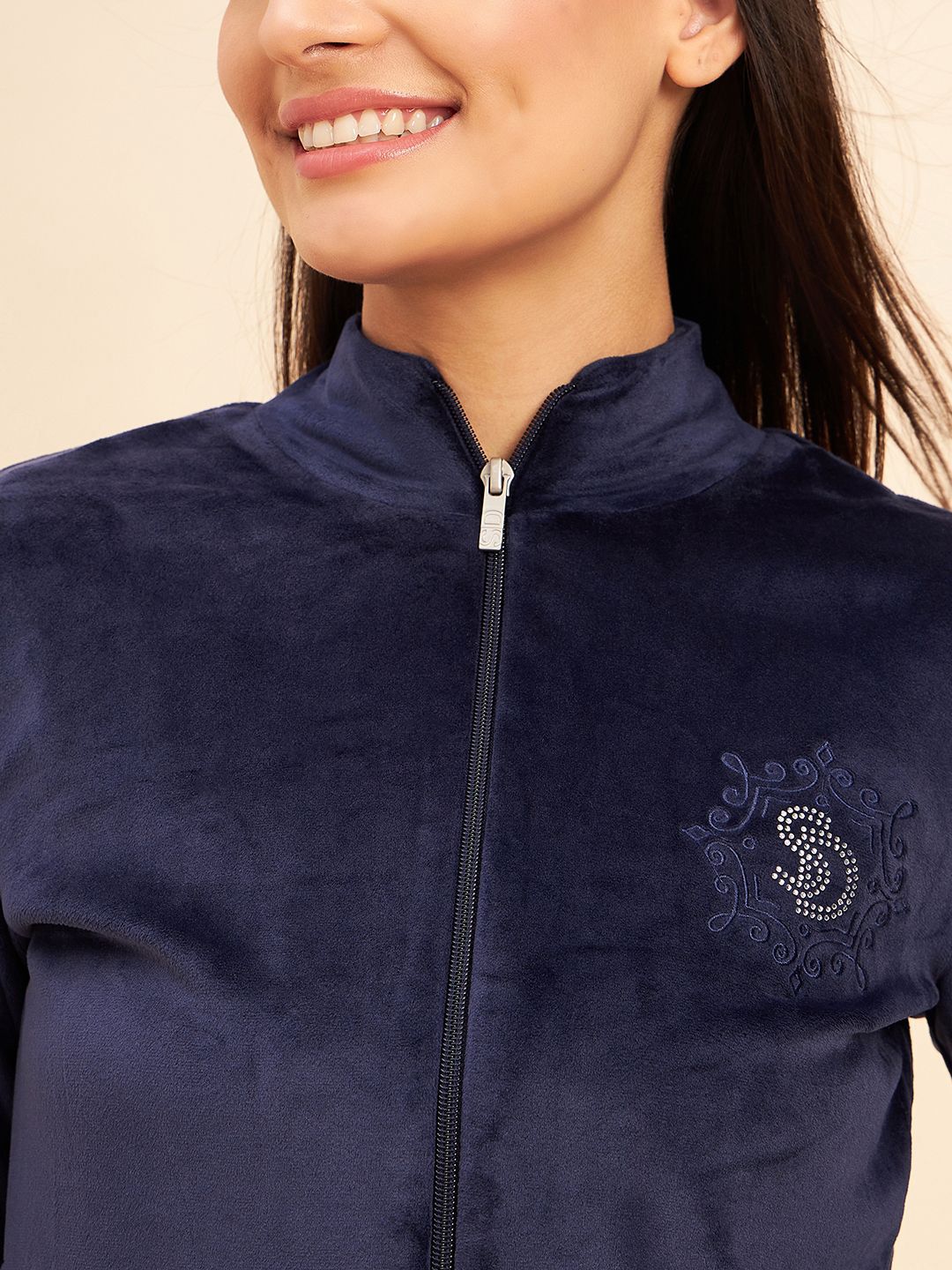 Sweet Dreams Women Mock Collar Tracksuits