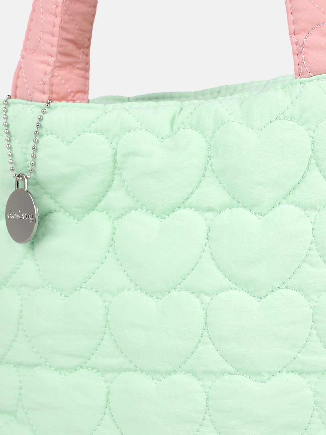 DressBerry Quilted Structured Shoulder Bag