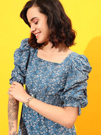 STREET 9 Floral Georgette A-Line Dress