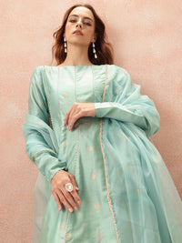 all about you Gotta Patti Ethnic Dress With Dupatta