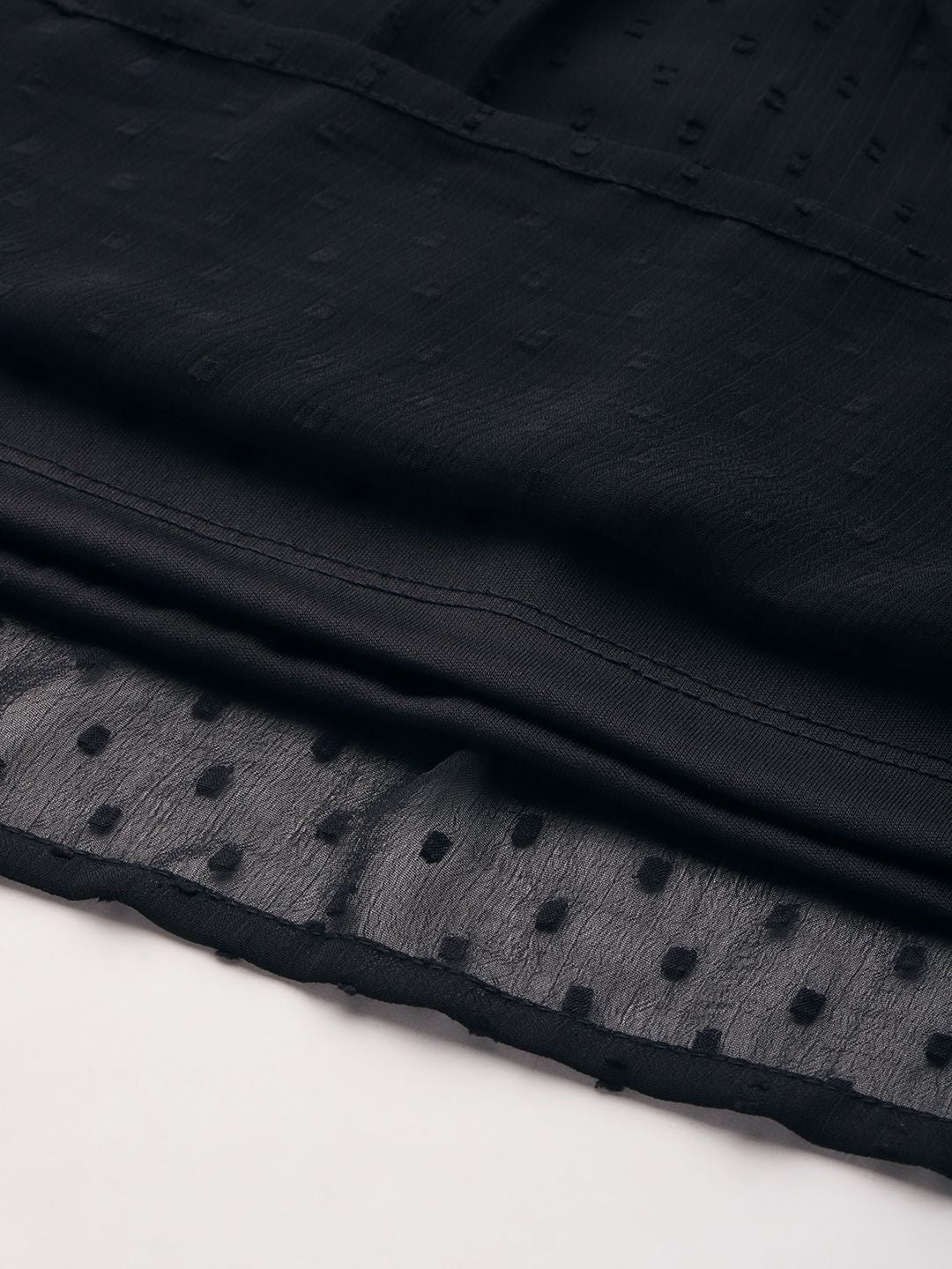 DressBerry Dobby A-Line Midi Dress