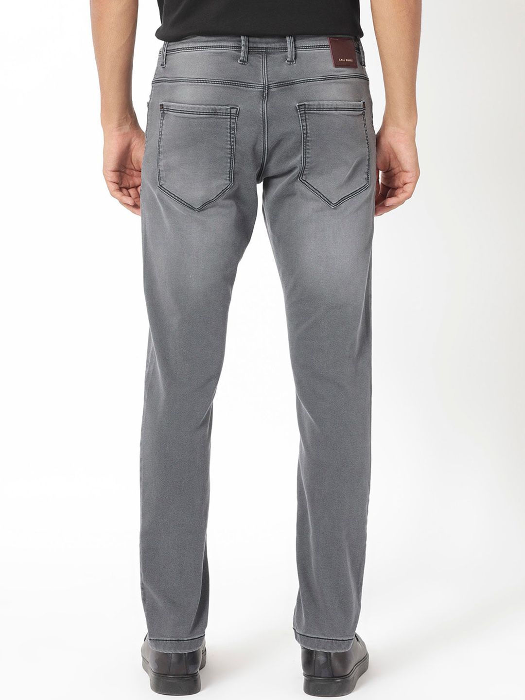 RARE RABBIT Men Switz Slim Fit Mid-Rise Cotton Stretchable Jeans