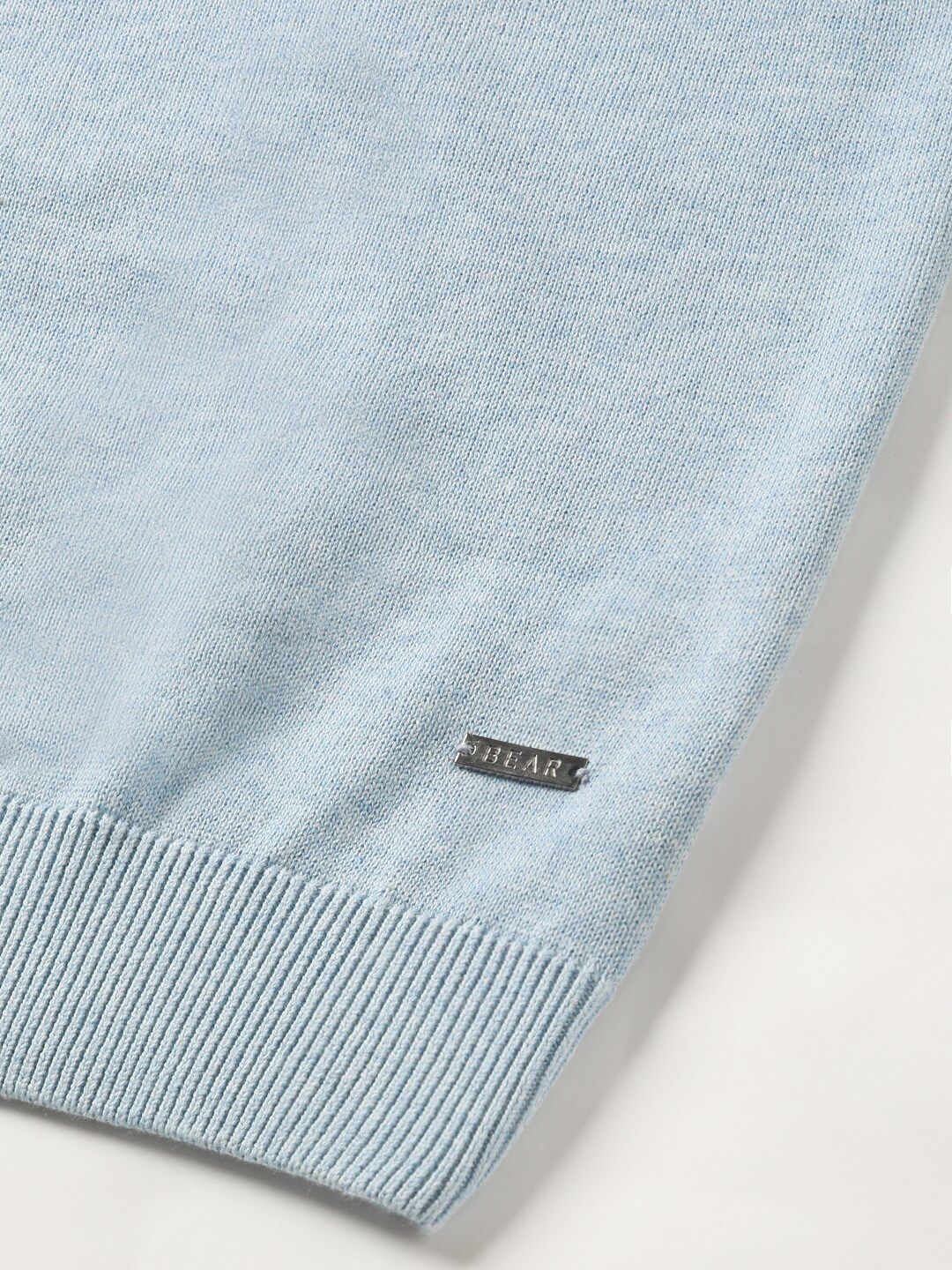 THE BEAR HOUSE Men Solid Regular Fit Cotton Polo Collar T-Shirt