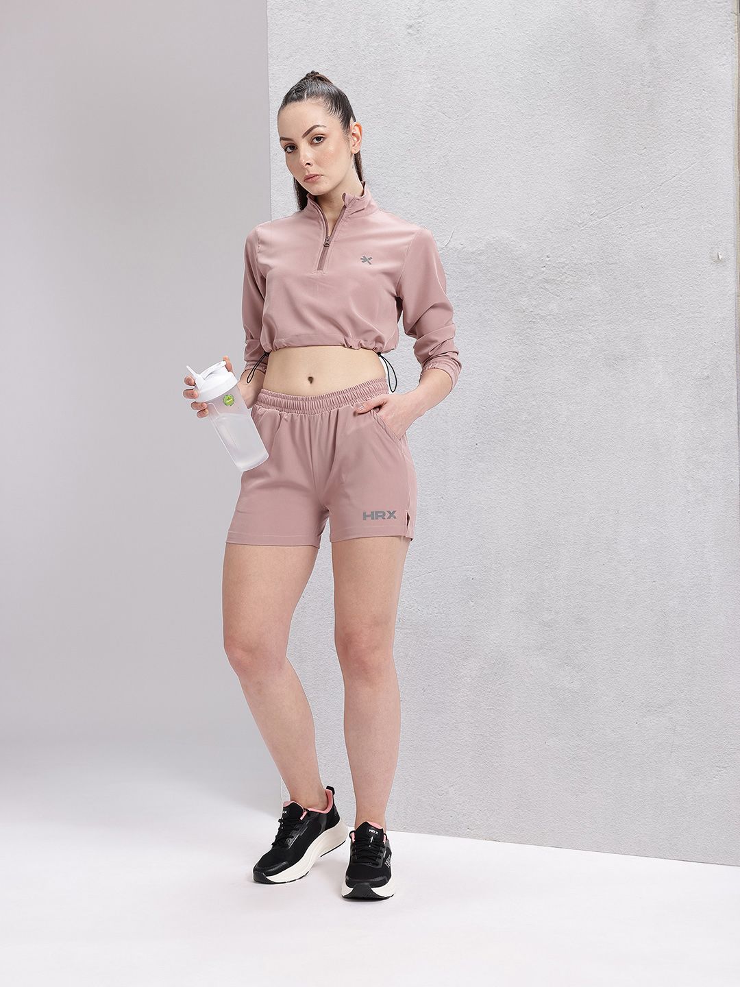 HRX by Hrithik Roshan Brand Logo Detail Rapid-Dry Running Tracksuit