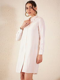 DENNISON Shirt Collar Shirt Dress