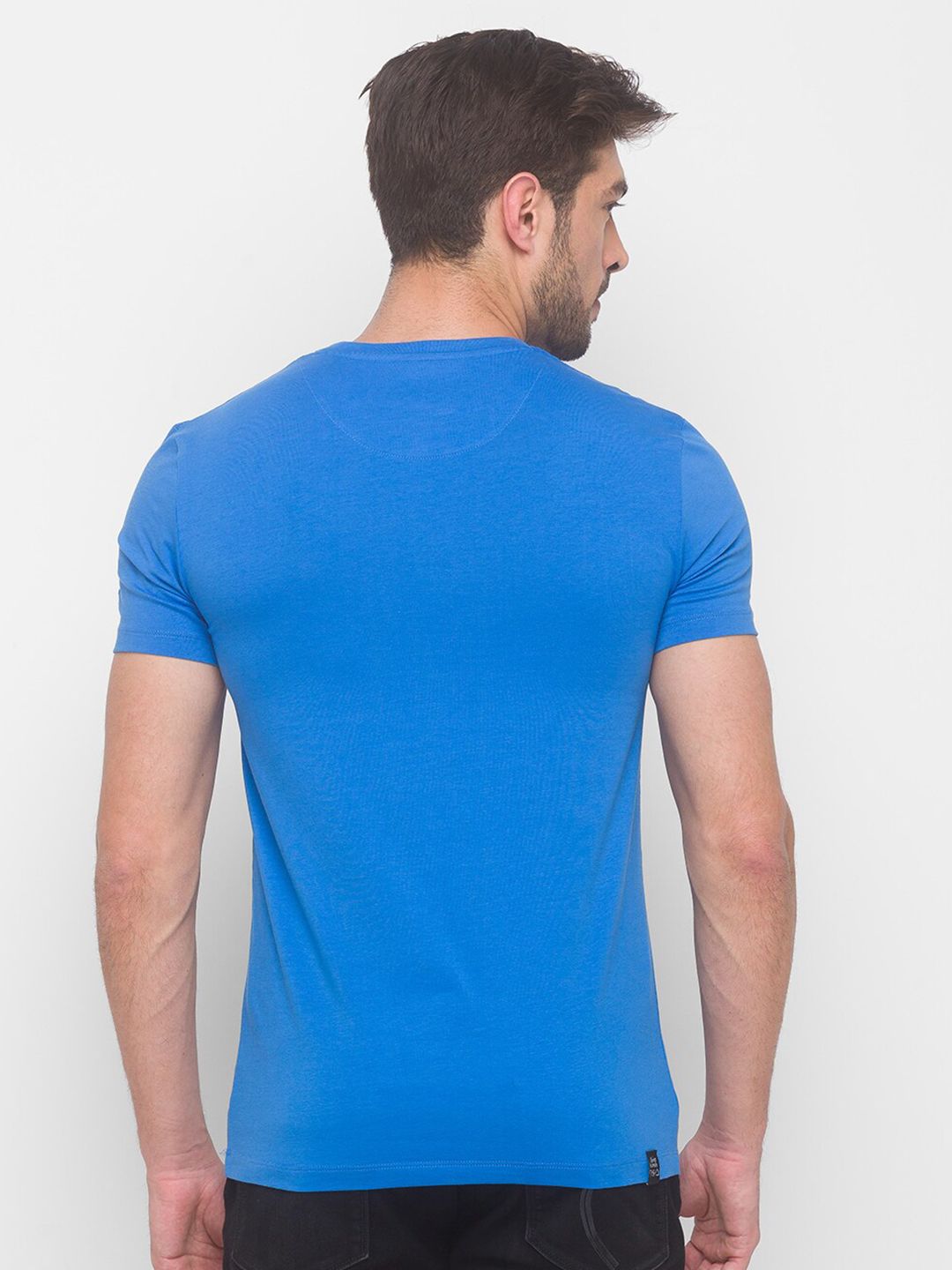 Being Human Men Blue Printed T-shirt