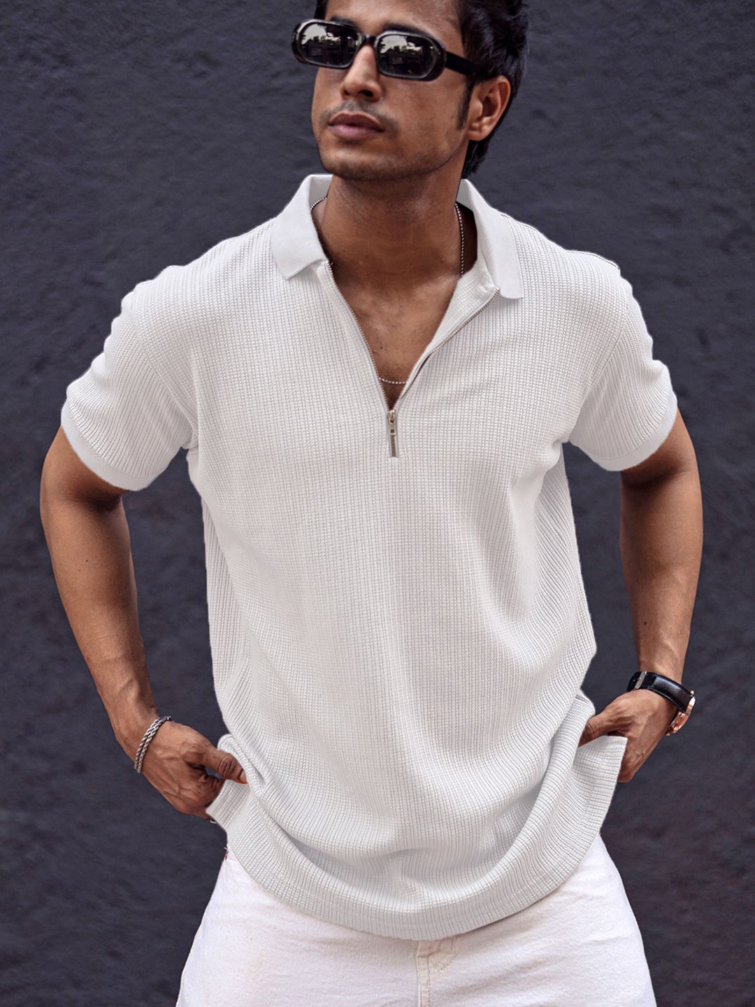 Powerlook Men Polo Collar T-shirt