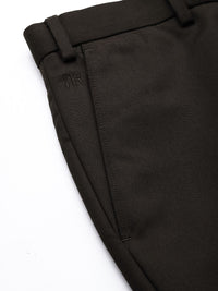 Raymond Men Checked Slim Fit Formal Trousers