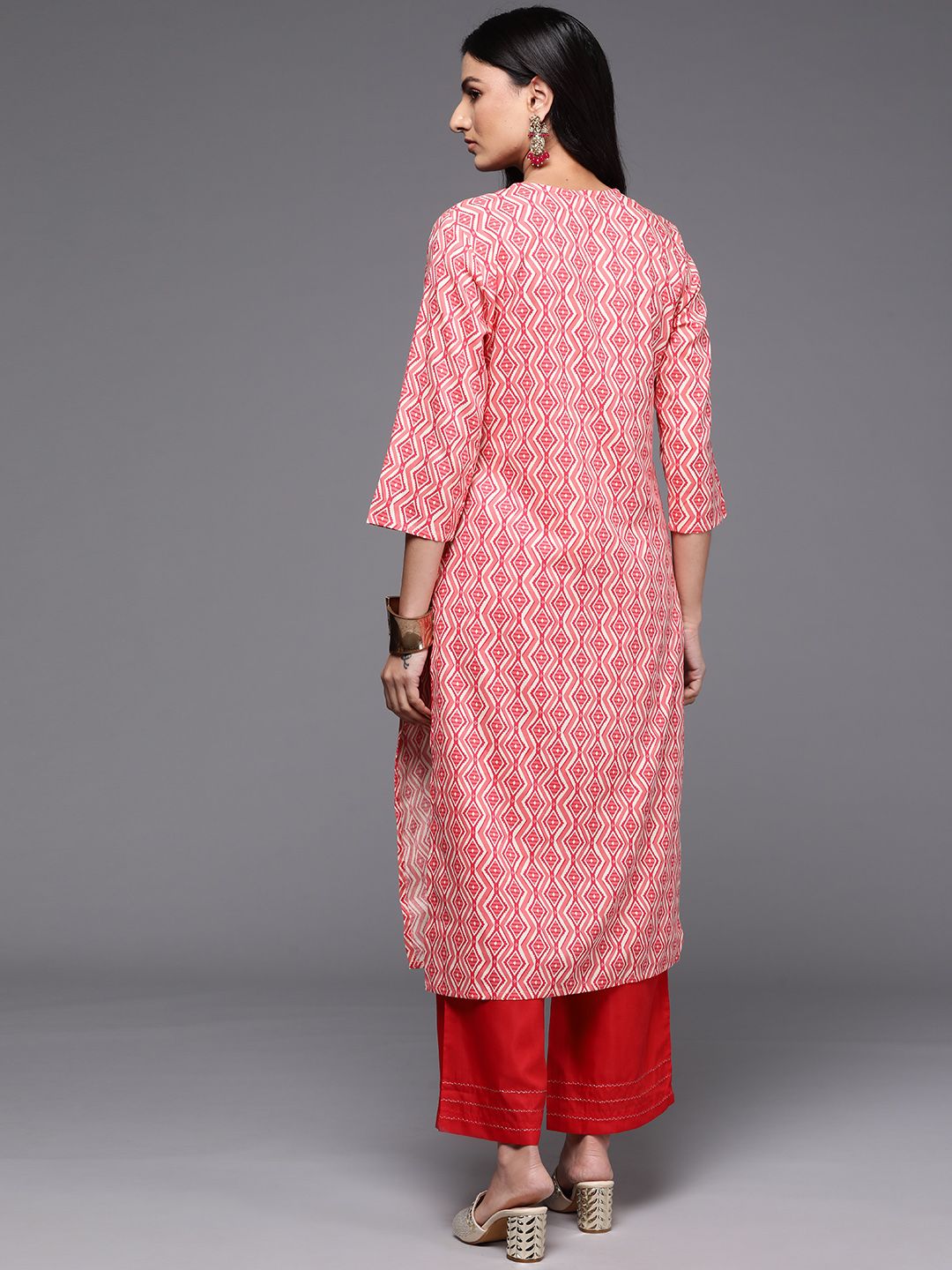 Indo Era Geometric Printed Kurta