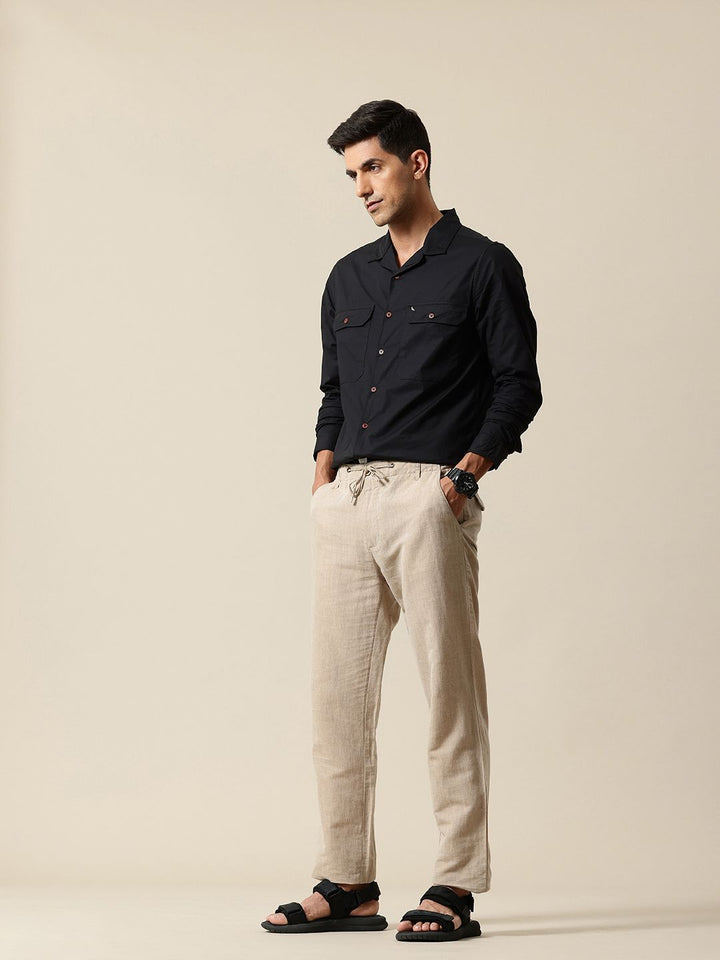 Mr Bowerbird Liberal Fit Long Sleeves Casual Shirt