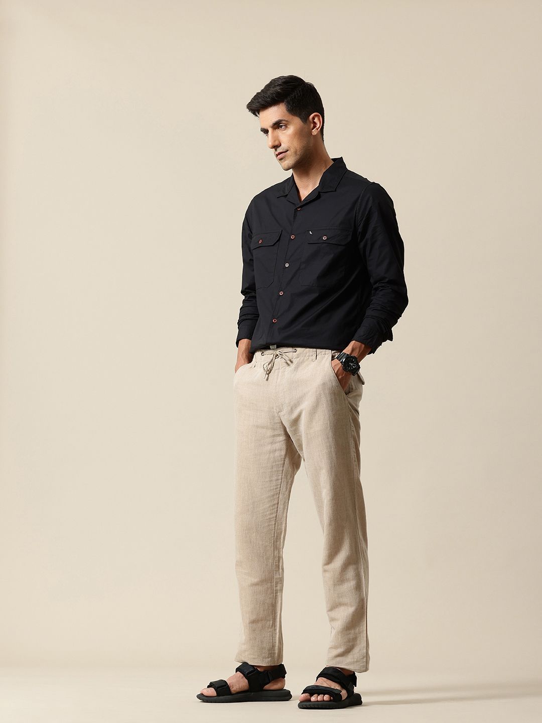 Mr Bowerbird Liberal Fit Long Sleeves Casual Shirt