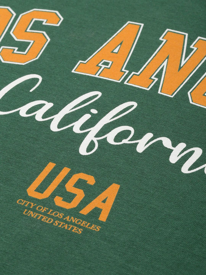 DILLINGER Women Typography Printed Pure Cotton Oversized T-shirt