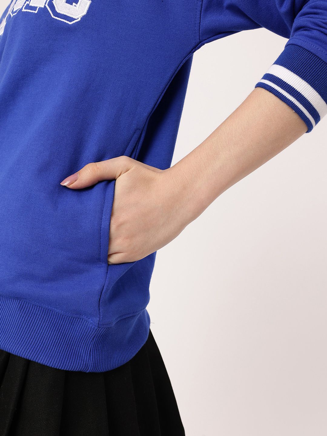 DressBerry Street Demure Embroidered Sweatshirts