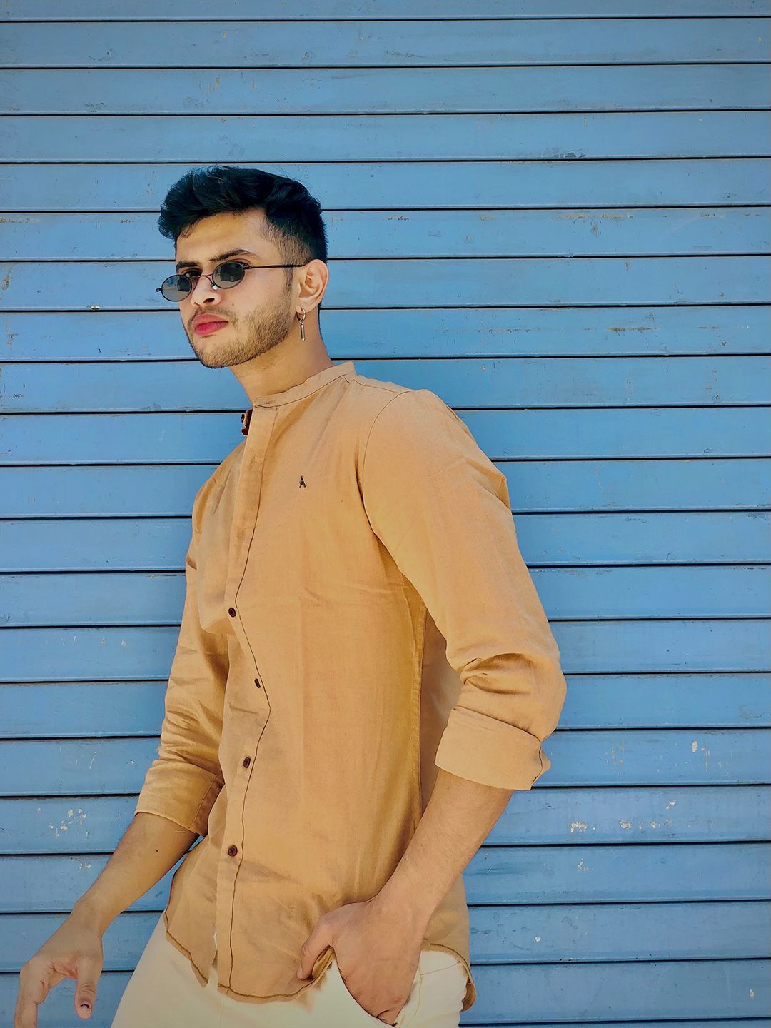 HIGHLANDER Men Beige Tapered Fit Chinos