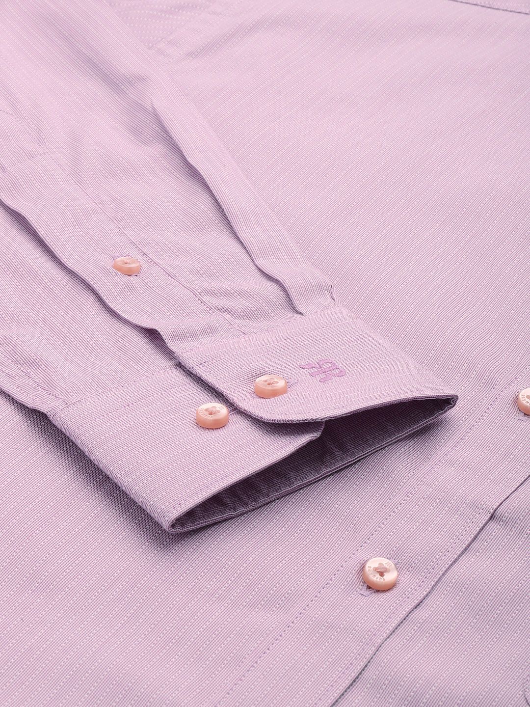 Raymond Self Design Slim Fit Pure Cotton Formal Shirt