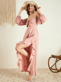 Berrylush Shoulder Straps Maxi Dress