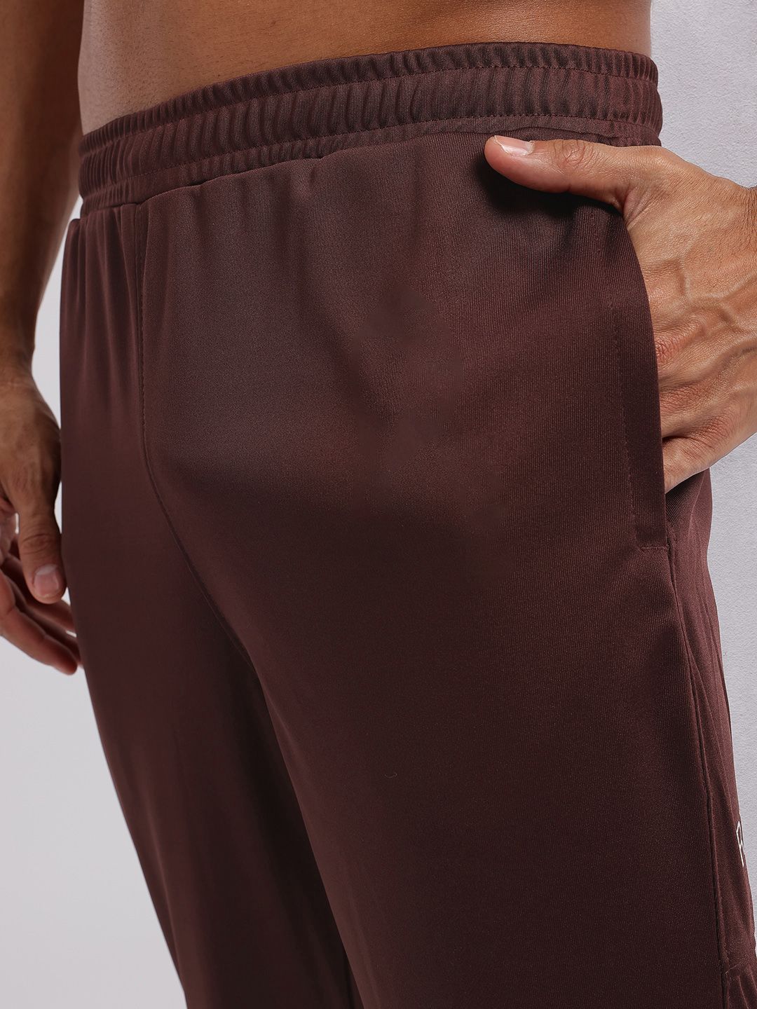 HRX by Hrithik Roshan Men Mid-Rise Rapid-Dry Training Track Pants with Toggle