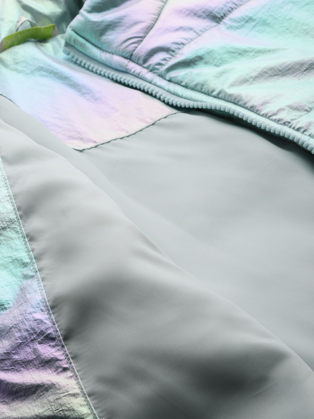 DressBerry Shimmer Dual-Toned Puffer Jacket