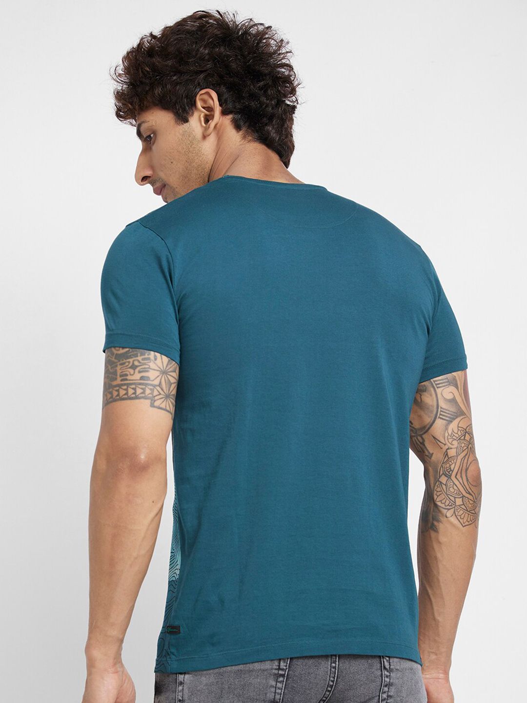 Being Human Floral Printed Cotton T-shirt