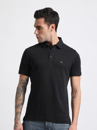 THE BEAR HOUSE Polo Collar Slim Fit Pure Cotton T-shirt