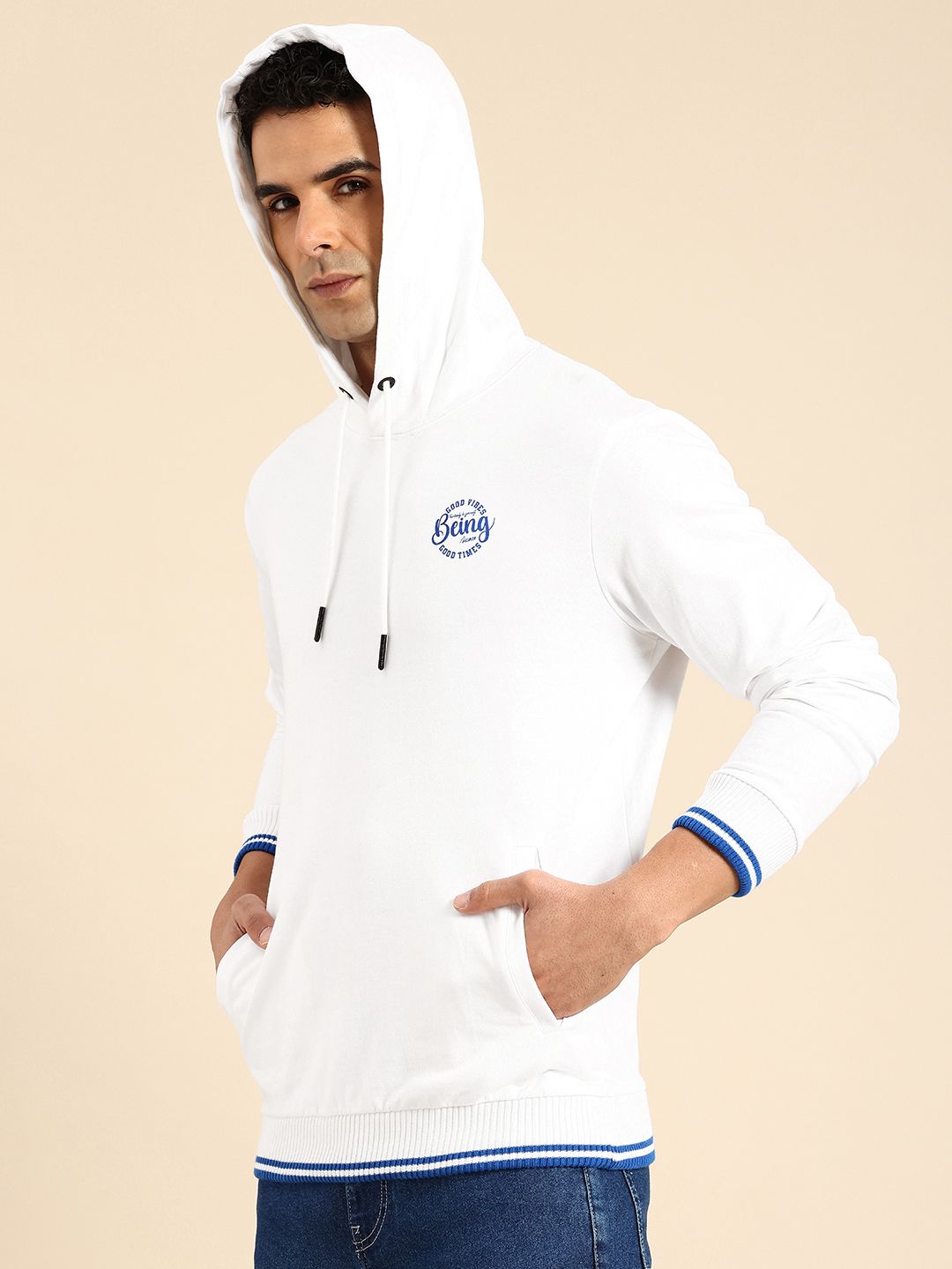 Being Human Pure Cotton Hooded Sweatshirt