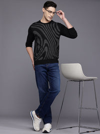 Raymond Abstract Print Knitted Pullover