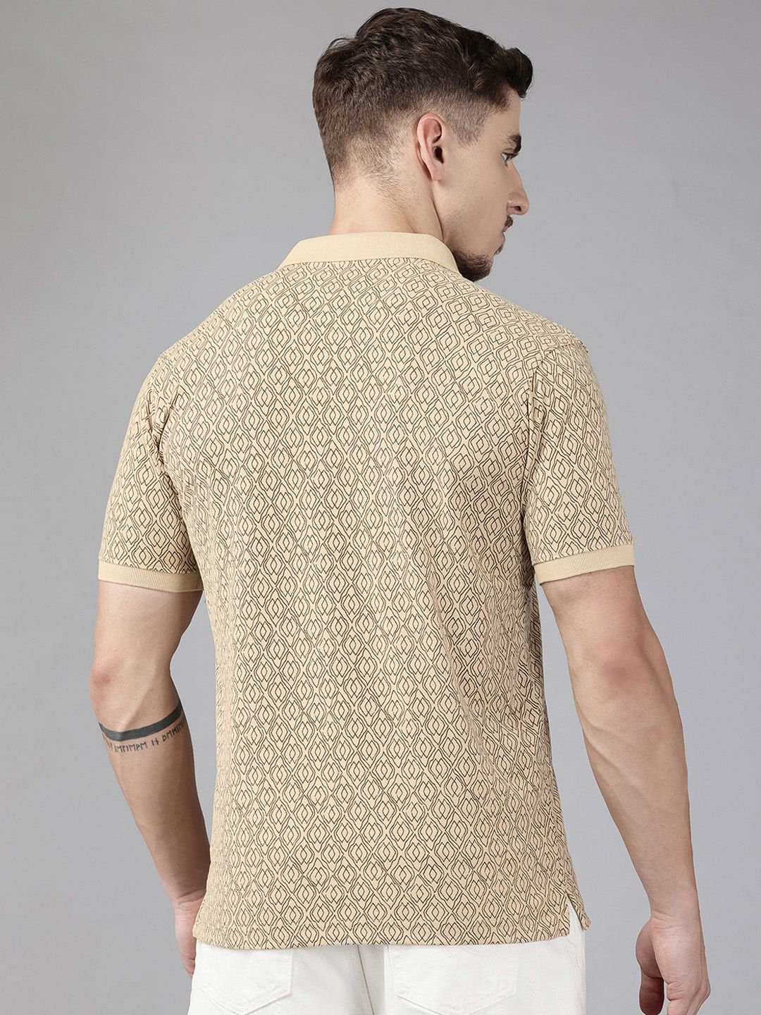Park Avenue Printed Polo Collar T-shirt