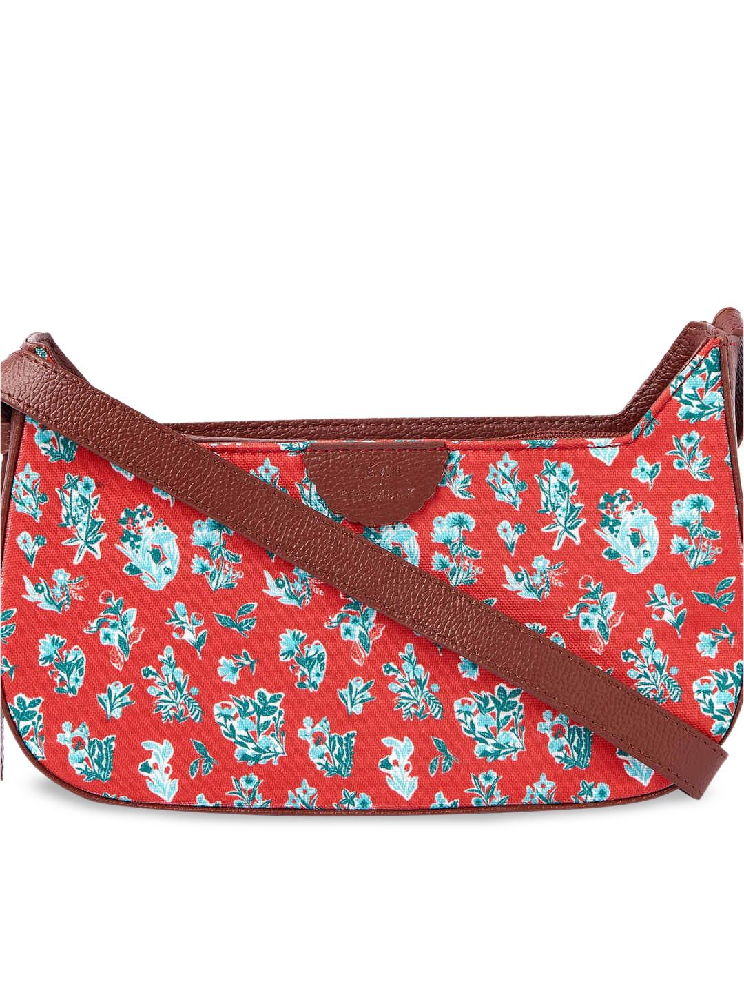 TEAL BY CHUMBAK Floral Printed Sling Bag