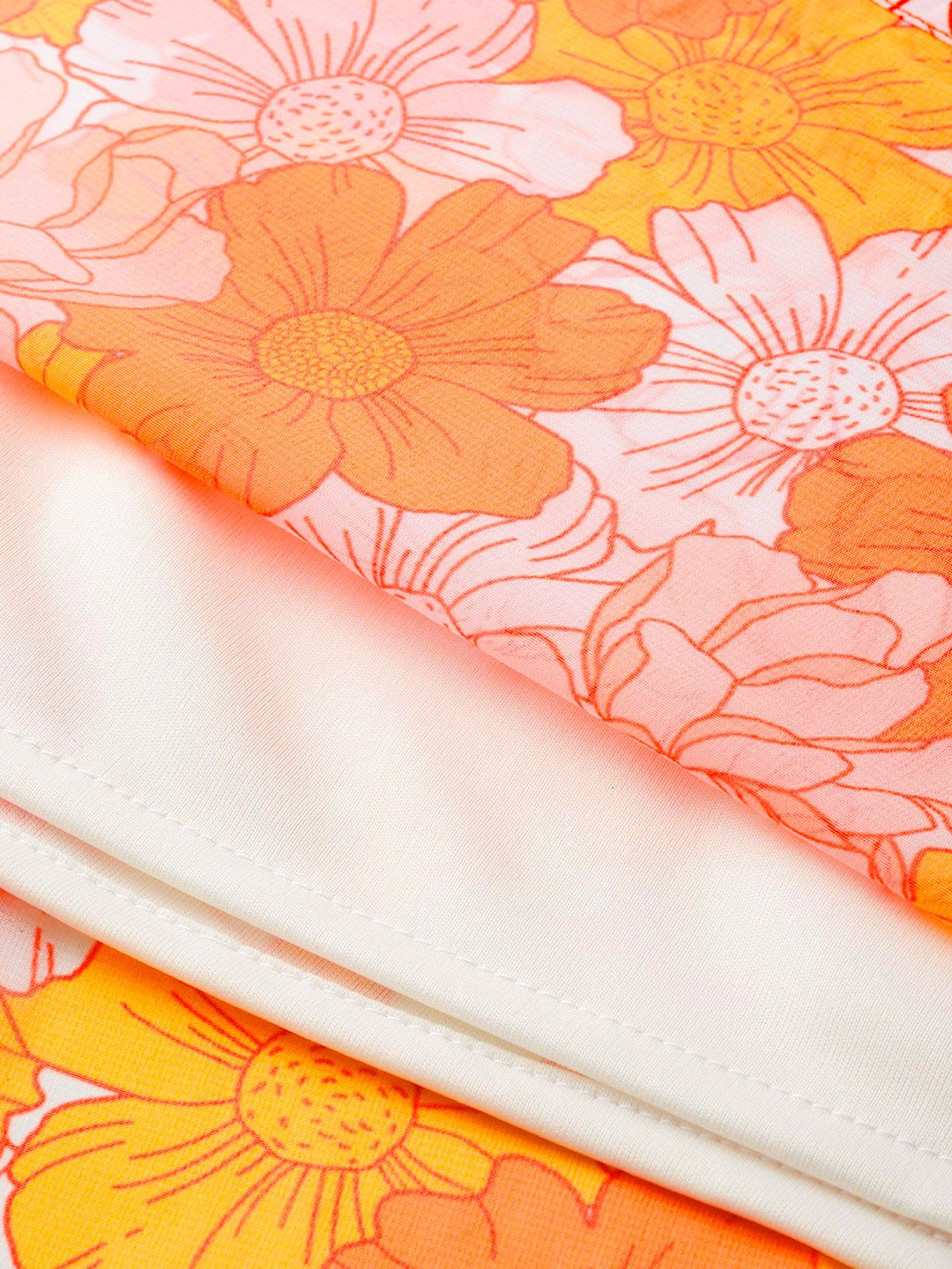 all about you Floral Print Cut-Out Maxi Dress