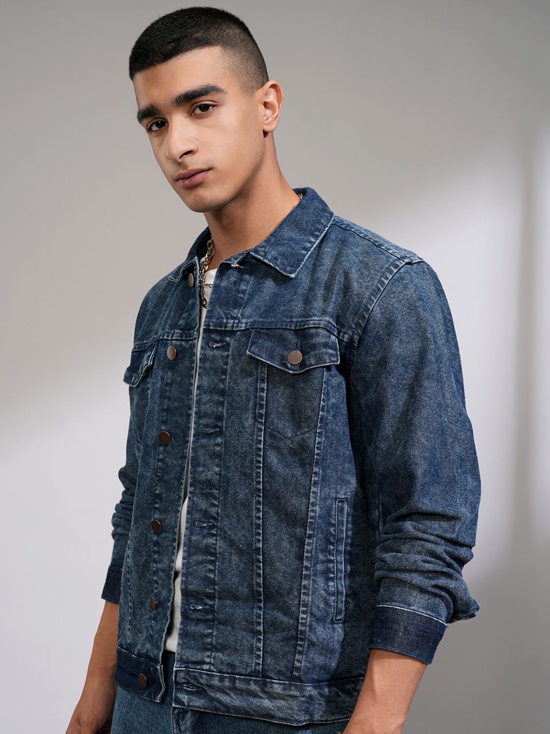 HIGHLANDER Men Denim Jacket