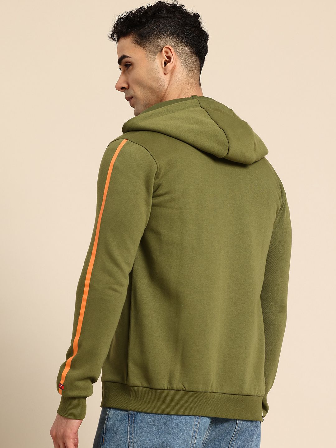 Being Human Brand Logo Printed Hooded Sweatshirt