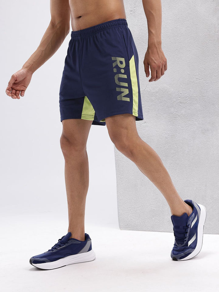 HRX by Hrithik Roshan Men Typography Print Rapid-Dry Running Shorts